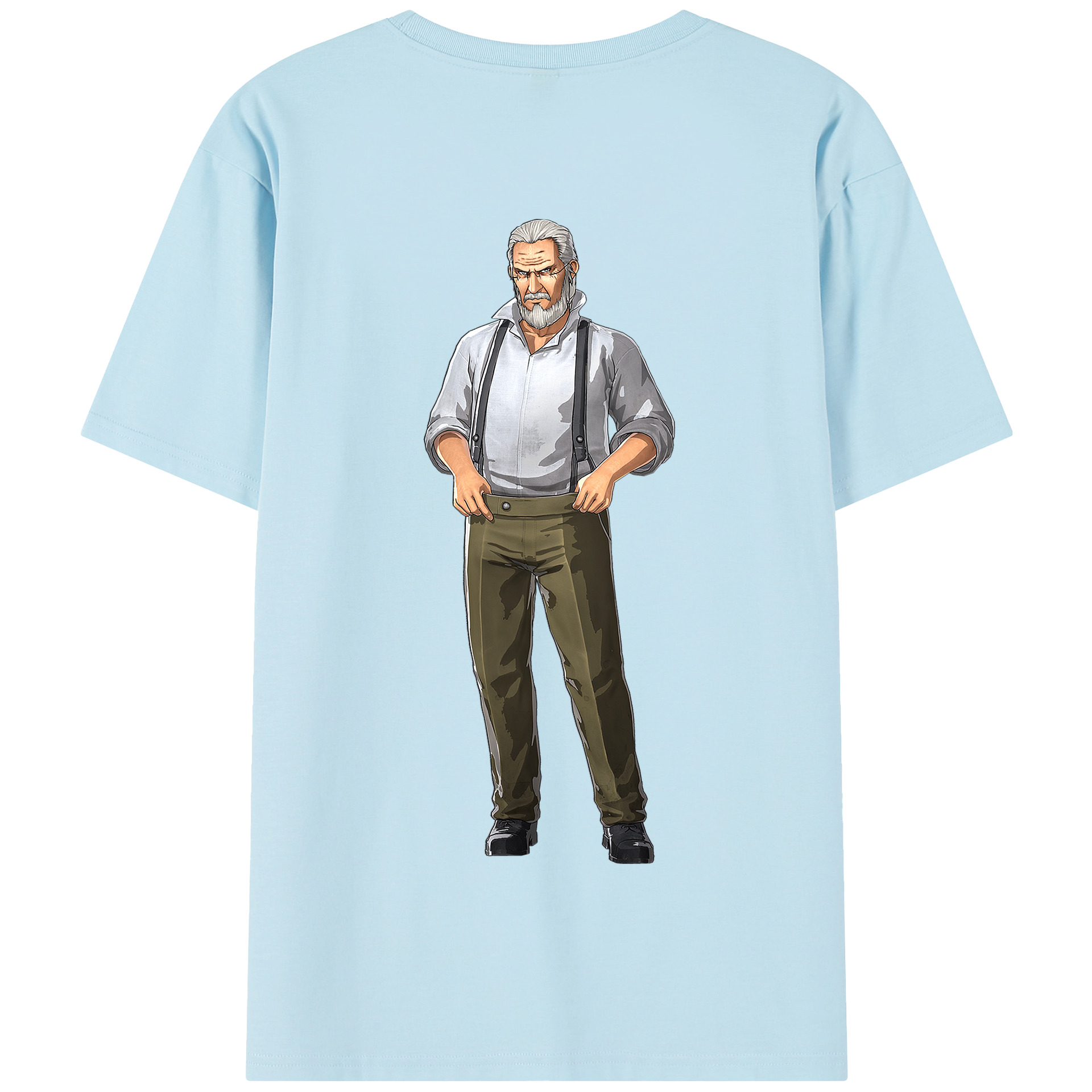 （画像用） 進撃の巨人 Attack on Titan 綿100％半袖Tシャツ（背面プリント）